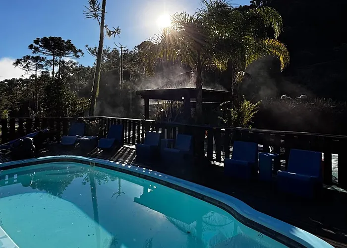 Pousada Jardim Do Buda Com Cafe E Piscina Urubici